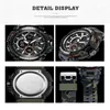 Smael Camouflage Military Watch Men Waterproof Dual Time Display Mens Sport Wristwatch Digital Analog Quartz Watches Male 1708 210282K