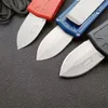 Micro OTF Tech Knife Combat Troo Series 5cr13 Klinge 57HRC Härte Zink-Aluminium-Legierung Griff Outdoor-Selbstverteidigungstasche