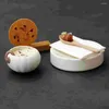 Skålar keramisk maträttsås container skål kök leverans kaviar lagring aptitretare liten för havsborre efterrätt