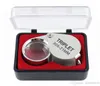 MINI 302010x21MM LOUPES JEWELRY DIAMOND MAGNIFIERS MAGINIFY GLASS INGENIOUS PORTABLE LOUPE MAGNIFIER SILVER COLOR with Retail 8827457