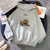 Damen Hoodies Schnecke Frauen Streetwear Ästhetische Anime Kleidung Sweatshirts Weibliches Kapuzenshirt