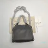 Designer Stella Mccartney Falabella Bag Mini Tote Woman Metallic Sliver Black tiny Bags