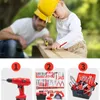 Verktyg Workshop Kids Toolbox Kit Education Toys Simulation Repair Drill Plastic Game Learning Engineering Puzzle Presents For Boy 231212