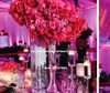 Vases en fer avec trompette en fer mental, décoration de table entière pour centres de table de mariage, 2756942