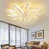 Modern Interior Acrylic Ceiling Lamp Pendant Lamp Living Room Bedroom Led Chandelier Decor Lighting Fixtures Dimming With Remote