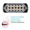 Nouvelles lumières décoratives 12LED voiture stroboscopique voyant d'avertissement gril clignotant panne lumière de secours 36W 6500K voiture camion remorque balise lampe LED lumière latérale