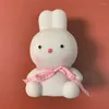 Veilleuses enfants lumière lampe mignonne Mini Silicone souple chambre décor de bureau batterie enfant cadeau de noël