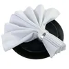 Table Napkin White Cloth Napkins Cotton Fabric Washable And Reusable Dinner For E Lunch Restaurant Weddings Event Parties