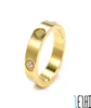Klasyczny urok Eternal Love Wed Para Pierścienie dla mężczyzn Tytanium Steel Diamond 18K Gold Plating Girlfing Wedding Ring Engagement Żyd2935874