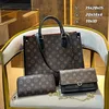 Vente chaude Sac Original 3PCS Ensembles Luis Shopping Sac fourre-tout Marques célèbres Monogrammes Luxurys Bourse et sacs à main Miroir Qualité Designer Sacs pour femmes DHgate Nouveau