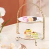 Plates Metal Cake Stand Without Plate Party Decoration Decorative Dessert For Housewarming Birthday Wedding Celebration Parties