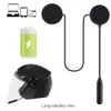 Ny 2024 CAR Electronics Bluetooth 5.0 Moto Helmet Headset Wireless Handsfree Stereo Earphone Motorcykel Hjälm hörlurar MP3 -högtalare Mic Voice Control
