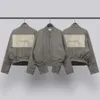 Designer F.O.G linha principal nevoeiro remendado jaqueta de algodão acolchoado roupas high street homens e mulheres espessados casacos maré marca inverno