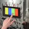 Misterioso estúdio sala secreta escape mecanismo de jogo adereços quebra-cabeça eletrônico sistema de cores de tela inteligente ajustar