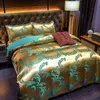 Sängkläder sätter lyx Jacquard sängkläder set king size duvet cover säng euro täcke en enda dubbel hemtextil täcke hög kvalitet för vuxna 231212