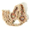 Bérets Harajuku Crochet tricoté laine cache-oreilles en peluche oreille Protection sangle plus chaude hiver épaissir chaud à lacets bandeau Y2k accessoires