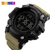 SKMEI montre de sport pour hommes mode numérique montres pour hommes étanche compte à rebours double temps THOCK montres Relogio Masculino 201184H