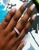 Cały Vecalon Fine Promise Pierścień 925 Srebrny Pierścień zaręczynowy Owalny Cut Diamond Wedding Pierścienie dla kobiet Prezent biżuterii 5617077