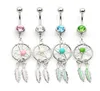 D0786a Dream Catcher Belly Butd Button Ring Mix Colours0126881689