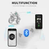 Elettronica per auto Bluetooth 5.0 Cuffie per casco da motociclista Cuffie Vivavoce per moto senza fili Auricolare stereo Altoparlante MP3 Impermeabile con microfono