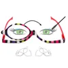 Lunettes de soleil EYEGUARD Readers 2 Pack Lunettes de maquillage grossissantes Lunettes de maquillage pour les yeux Lunettes rabattables Lentille pliante Cosmétique Lecture pour femmes