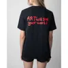 24SS Zadig Voltaire New Niche Women Designer Tシャツフロントパープルドールプリントバックレターコットンカジュアル汎用汎用プルオーバーティーポロストップスZV