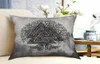 CushionDecorative Pillow Valknut and Tree of Life Yggdrasil Throw Case Vikings Cushion For Home Sofa Stol Dekorativ kramkudde1055614