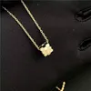 v Designer women Necklaces Diamond chain steel classic jewelry girl best wedding gifts for partydress 18K gold chain iced out chain Non fading necklace