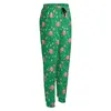 Women's Pants Cartoon Birds Print Flamingoes Christmas Trendy Big Size Sweatpants Autumn Woman Graphic Streetwear Trousers
