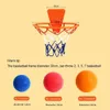 Balls Silent Basketball Squeezable Mute Bouncing Ball High Density Foam Sports Ball Dia 22/18cm Bounce Football Sports Toys 231213