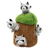 Giocattoli per cani mastica 5 pezzi / set Burrow Giocattoli interattivi per cani Hide Seek Giocattoli per cuccioli Squeak colorati Animali di peluche Puzzle di peluche Fori per alberi Giocattolo 231212