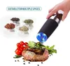 2Pcs Electric Automatic Pepper Spice Grain Mill Stainless Steel Gravity Shaker Salt Grinder Porcelain Grinding Core Kitchen Tool 27976770