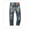 Jeans voor heren Vintage blauw gewassen All-Match Street Smart-broek Kokerbroek Casual Trend High Heren