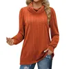 Women's T Shirts High Necked Scarf With Buckle Solid Color Long Sleeved Shirt Swim Tops For Women 3x Kimono My House