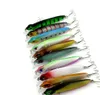 Hengjia 20pcs 10 Colors Minnow Bass Fishing Lures Salt Water Fresh Water Hard Plastic Minnow Lure Mi065 10cm 79g 4 Hooks7639068