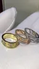 Titanium Steel Full CZ Diamond Love Ring Silver Men and Women Gold Rings for Lovers Par Designer Jewelry Gift8490478