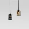 Modern Small Glass Pendant Light Fixture Vintage Dinning Room Bar Hanging Lamp Bedroom Bedside Glass Pendant Lamp2801