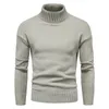 Men's Sweaters Autumn Foreign Trade Sweater Cross-border High-necked Fashion Long-sleeved Undergarment High Quality