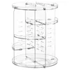 Opbergdozen roteren make -up organizer 360 ﾰ graad spin make -up standaard grote capaciteit helder cosmetisch verstelbaar display duurzaam display