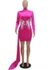 Basic Casual Dresses Beyprern Beautiful Embroidered Bodycon Mini Dress For Women Long Straps Invite Rhinestone Party Dress Birthday Outfits Clubwear 231213