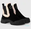 2023 Shearling Lady Warm Booties Party Wedding Dress Motorcykel Boot Comfort Walking