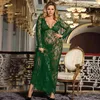 Casual Dresses Woman Floor-Length Long Dress See Though Sexy Summer V-neck Lace Beach High Waist Loose Party Maxi Vestidos Mujer RS80497