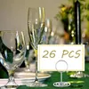 Decorative Plates 26PCS Place Card Holder Table Number Holders Wire Picture Small Size Po For Centerpieces
