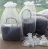 Organza Drawstring Bags 30x40cm pack of 50 various color Clear s Promotion Packaging Pouch6059793