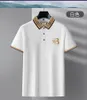 Дизайнерские повседневные футболки Мужские классические рубашки с вышивкой букв Модная футболка Летние хлопковые топы Футболка Sport P-6