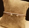 Luxe 18k vergulde delicate dubbellaagse damesarmband modetrend punkstijl vrouwelijke armband persoonlijkheid sexy meisje bracel8511510