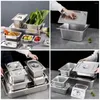 Dinnerware Sets Buffet Container With Cover Stainless Steel Pan Catering Supplies For Parties Restaurant