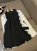 Women's Suits Blazers HIGH STREET est Fashion Designer Jacket Women's Stylish Color Block Lace Patchwork Blazer 231212