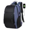 Casual Backpack Mężczyźni anty-kradzież 22L USB Travel Bagpack 15 6-calowy laptopa Business Men Wodoodporne studenci studenckie 273U