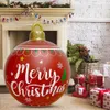 Christmas Decorations 60cm Christmas Ball Decoration Outdoor Indoor Luminous LED Christmas Decoration Ball Balloon Inflatable Toy Ball Christmas Gift 231212